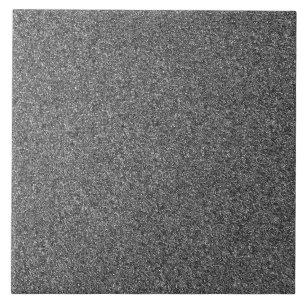 Silver metallic glitter tile