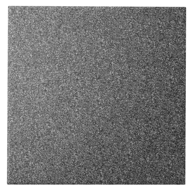 Silver metallic  glitter tile (Front)