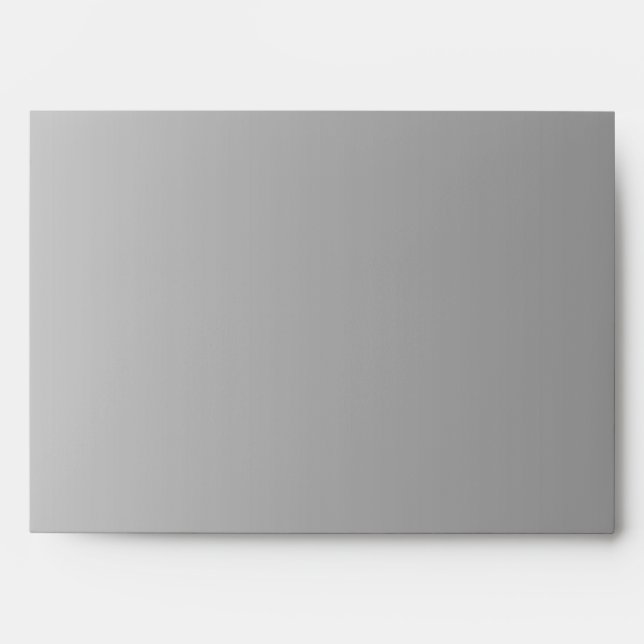 silver metallic gray gradient elegant envelopes (Front)