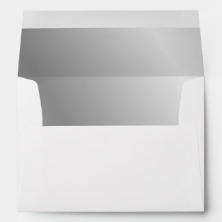 Silver Metallic Lined Envelope