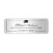 Silver Metallic Look Graduation Cap Grad Graduate