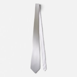 Silver Metallic Neck Tie