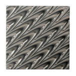 Silver Metallic Pattern Iron Steel Texture Ceramic Tile at Zazzle
