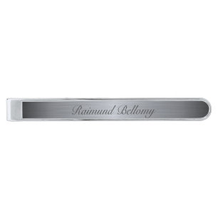 Silver Metallic Tie Bar