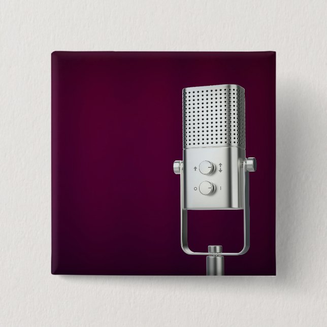 Silver microphone button (Front)