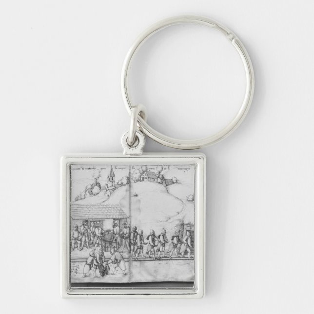 Silver mine of La Croix-aux-Mines, Lorraine 2 Keychain (Front)