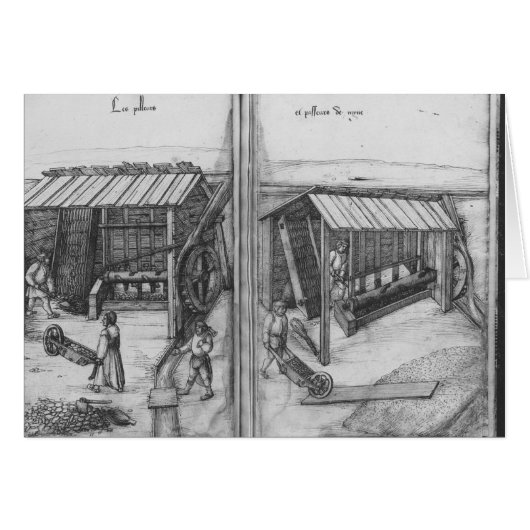 Silver mine of La Croix-aux-Mines, Lorraine Cards (Front Horizontal)