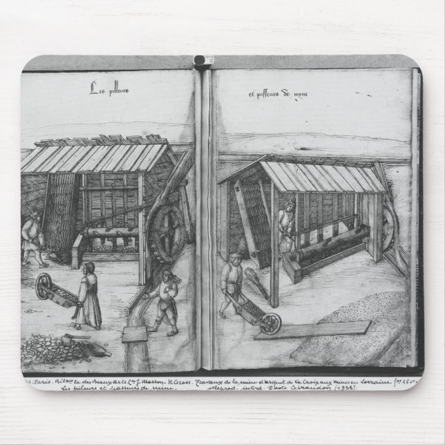Silver mine of La Croix-aux-Mines, Lorraine Mouse Pad (Front)