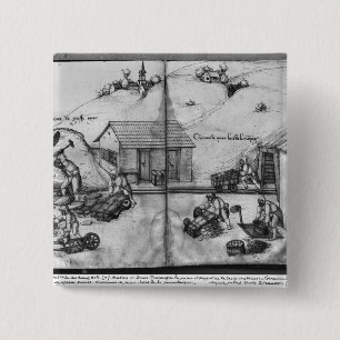 Silver mine of La Croix-aux-Mines Pinback Button