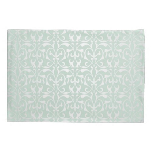 Silvermintdamasksvictorianvintageelegantchic Pillowcase