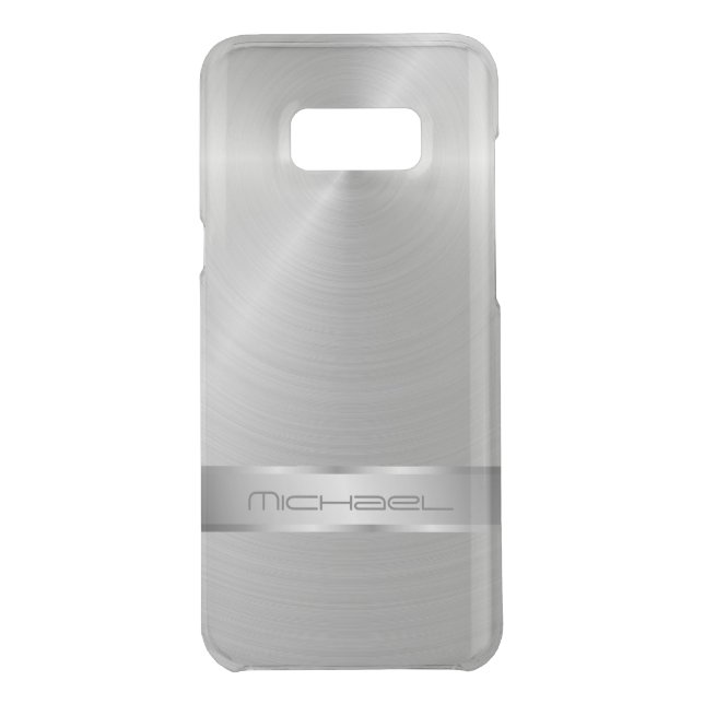 Silver Monogram Bling Uncommon Samsung Galaxy Case (Back)