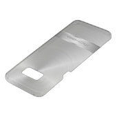 Silver Monogram Bling Uncommon Samsung Galaxy Case (Top)
