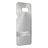 Silver Monogram Bling Uncommon Samsung Galaxy Case (Back/Right)