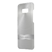 Silver Monogram Bling Uncommon Samsung Galaxy Case (Back/Left)