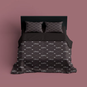Silver Motorcycle Duvet Cover