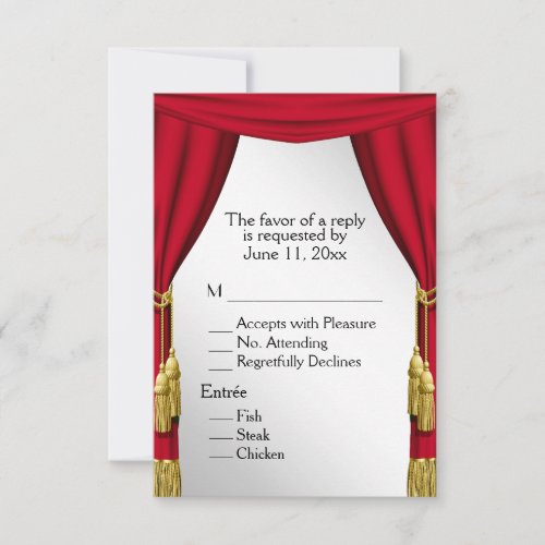 Silver Movie Theme RSVP