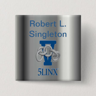 Silver Name Badge #2 Button
