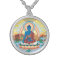SILVER NECKLACE & PENDANT Medicine Buddha