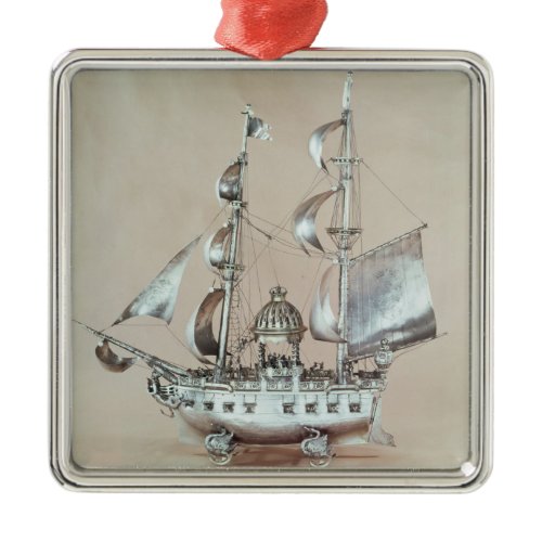 Silver Nef Metal Ornament