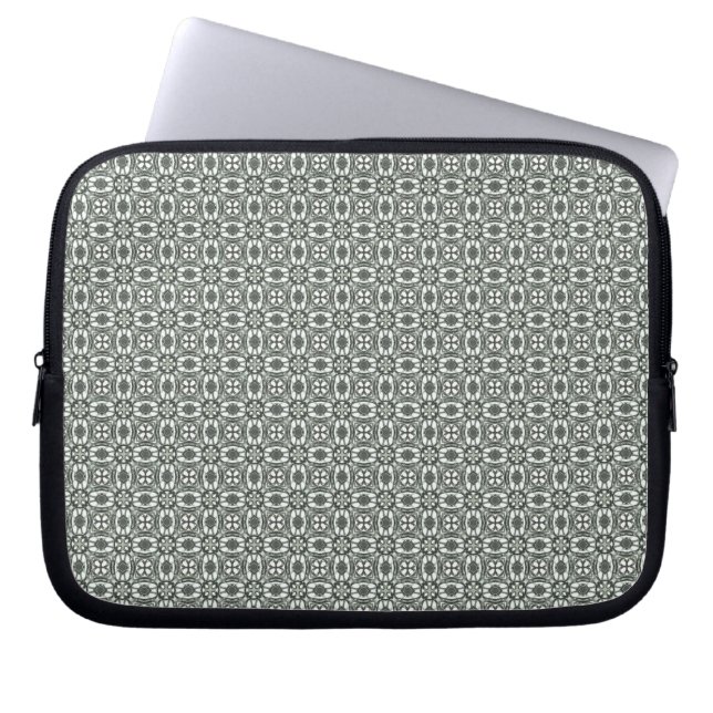 Silver net laptop sleeve (Front)