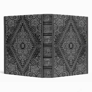 Silver Ornamental w/out Monogram 3 Ring Binder