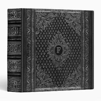 Silver Ornamental w/out your Monogram 3 Ring Binder