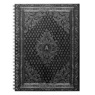 Silver Ornamental w/out your Monogram Notebook
