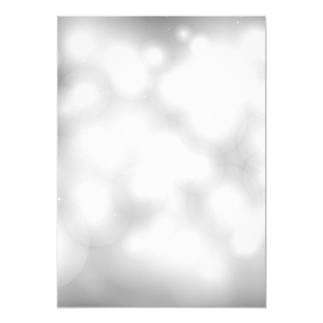 Silver Ornaments Christmas Corporate Holiday Party Card