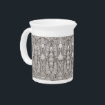 Silver Ornate Modern Porcelain Pitcher<br><div class="desc">Beautiful Silver Ornate Modern Porcelain Pitcher</div>