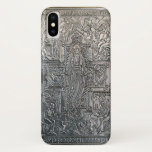 silver orthodox religious book metal decoration co iPhone x case<br><div class="desc">silver orthodox religious book metal decoration cover bible church saint</div>
