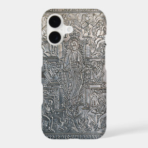 silver orthodox religious book metal decoration co iPhone 17 case