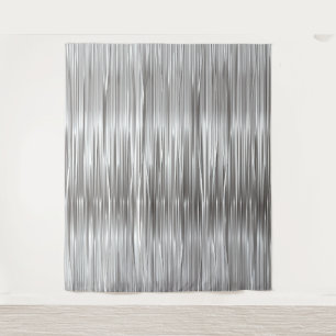Silver Party Photography Faux Tinsel Backdrop