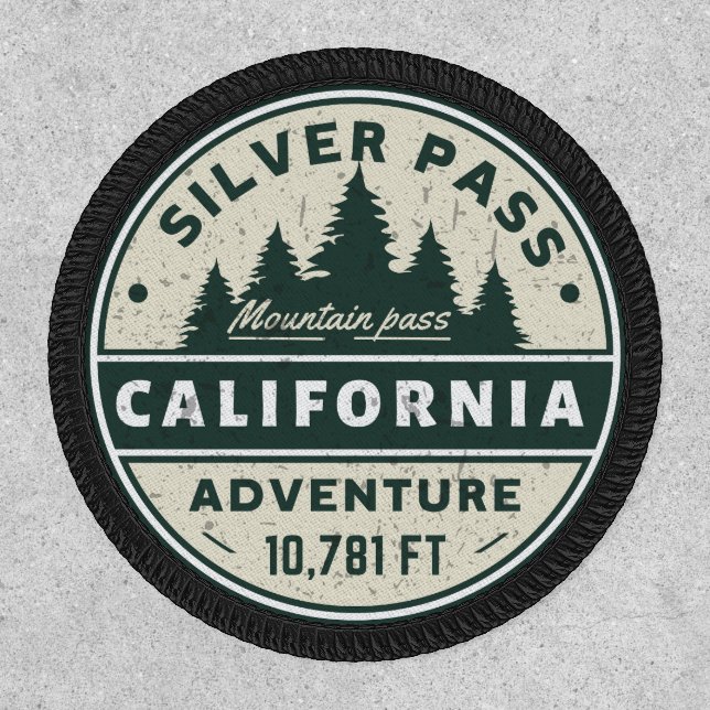Silver pass, California hiking trails Patch (Front)