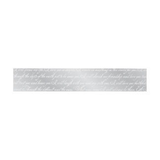 Silver Pattern Belly Band