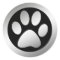 SILVER PAW PRINT