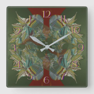 Silver Peddles 3 Backward Clock