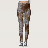 Silver peeling leggings