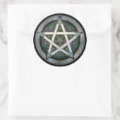 Silver Pentacle Stickers | Zazzle