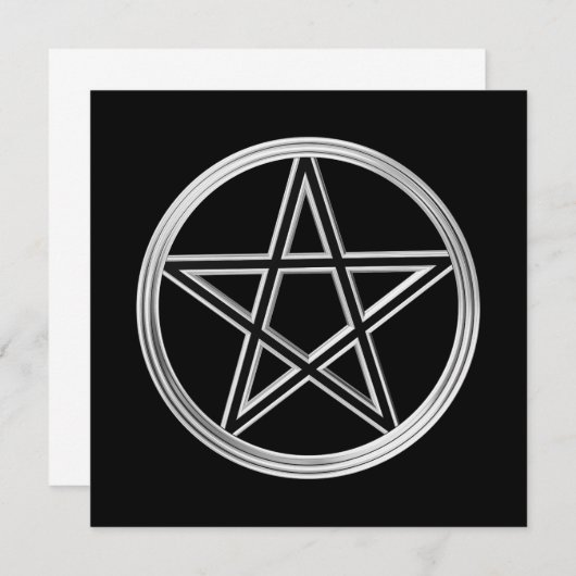 Silver pentagram (Front/Back)