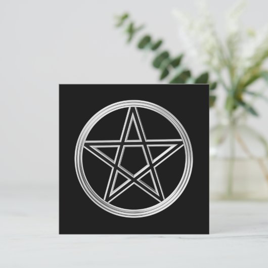 Silver pentagram (Standing Front)