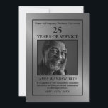 Silver/Personalized Photo - Employee Award Card<br><div class="desc">This Silver - Personalized Photo - Employee Award Card is a perfect way to show your appreciation for an employee.  Easily customizable for Employee of the year... Employee of the month... Celebration of years of service etc</div>
