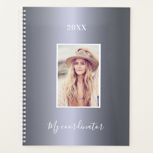 Silver photo elegant appointments 2023 planner