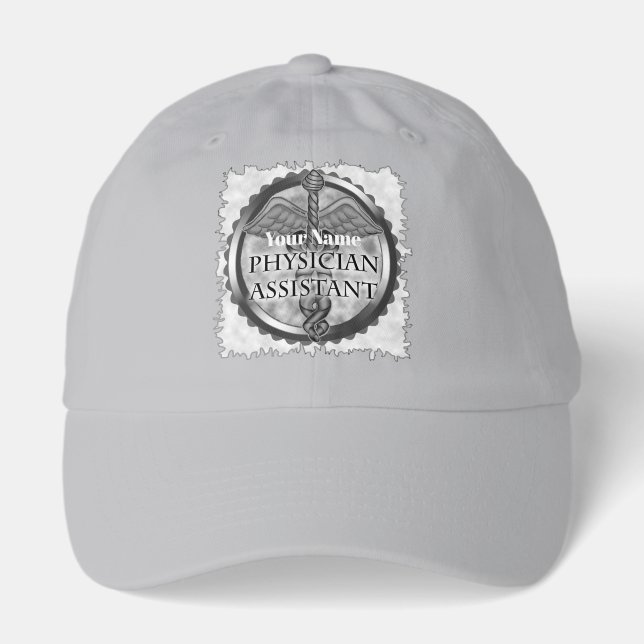 Silver Physician Assistant Hat (Front)
