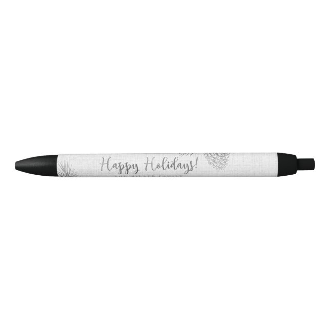 Silver Pine Holiday Pen (Front)