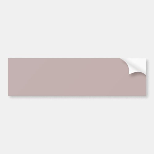 Silver Pink Solid Color Bumper Sticker