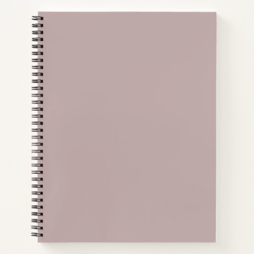 Silver Pink Solid Color Notebook