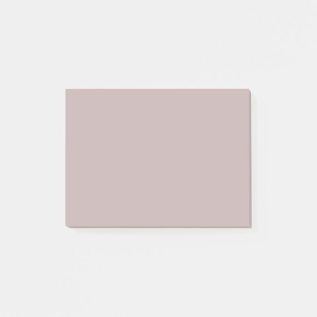 Silver Pink Solid Color Post-it Notes (Front)