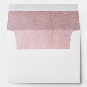 Silver Pink Sparkle Diamond Dress Envelope
