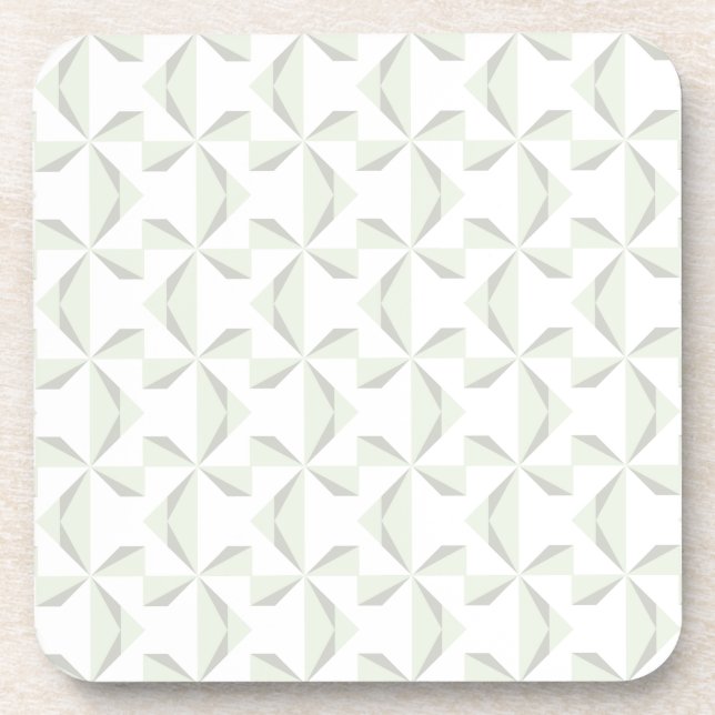 Silver Pinwheels Coaster (Front)