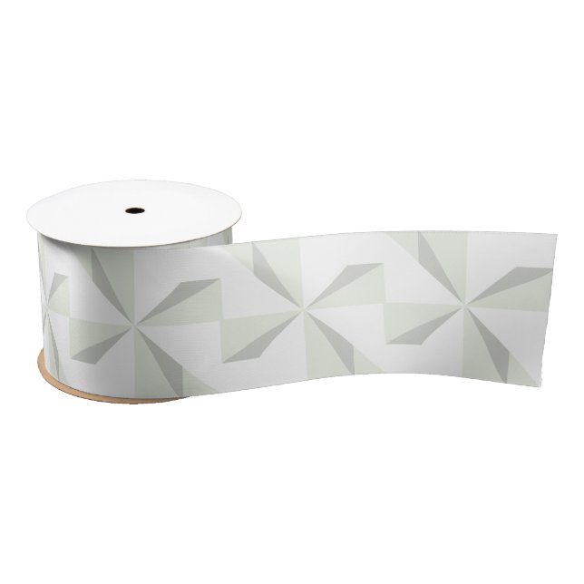 Silver Pinwheels Satin Ribbon (Spool)